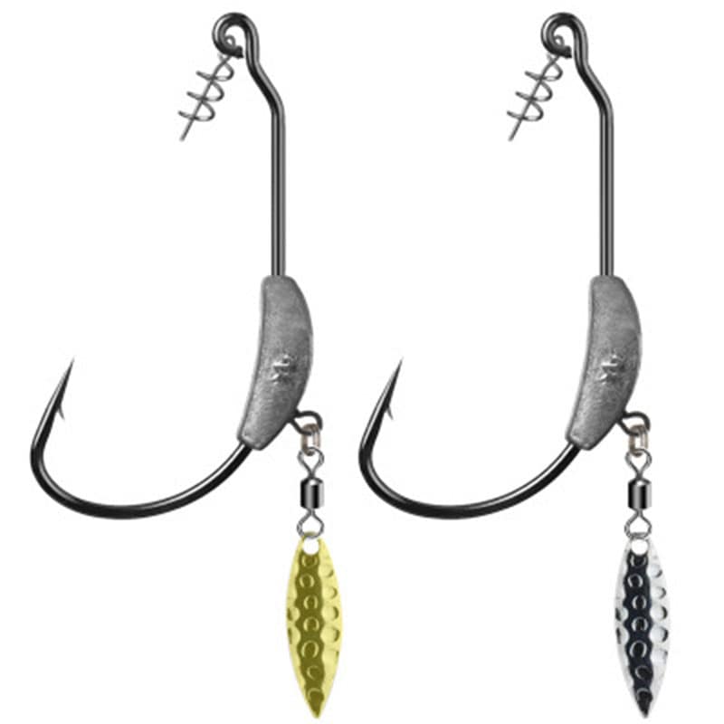 Lưỡi Thìa Xoay Móc Mồi Mềm KG Hook