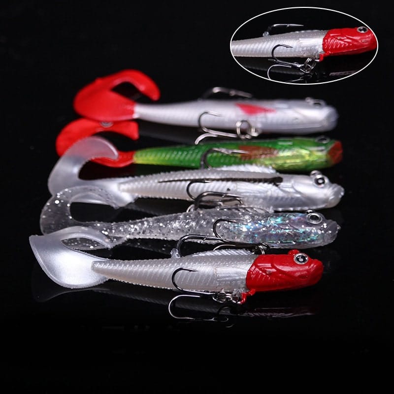 Combo 5 Mồi Mềm Câu Lure Cá Lóc DK35 - Ảnh 2