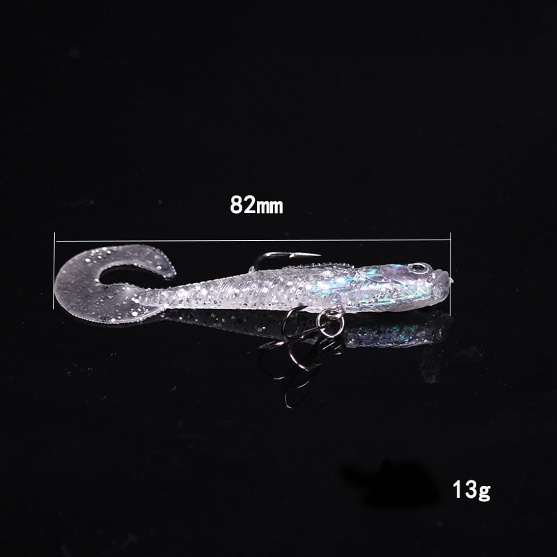 Combo 5 Mồi Mềm Câu Lure Cá Lóc DK35 - Ảnh 4