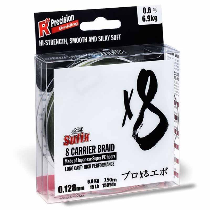 Sufix X8 150m Dây Braid (PE) 2019 Siêu Bền - Ảnh 3