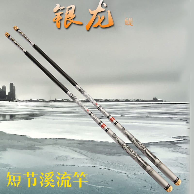 Cần Câu Tay Rồng Bạc Siêu Nhẹ Rút Gọn 70cm - Ảnh 4