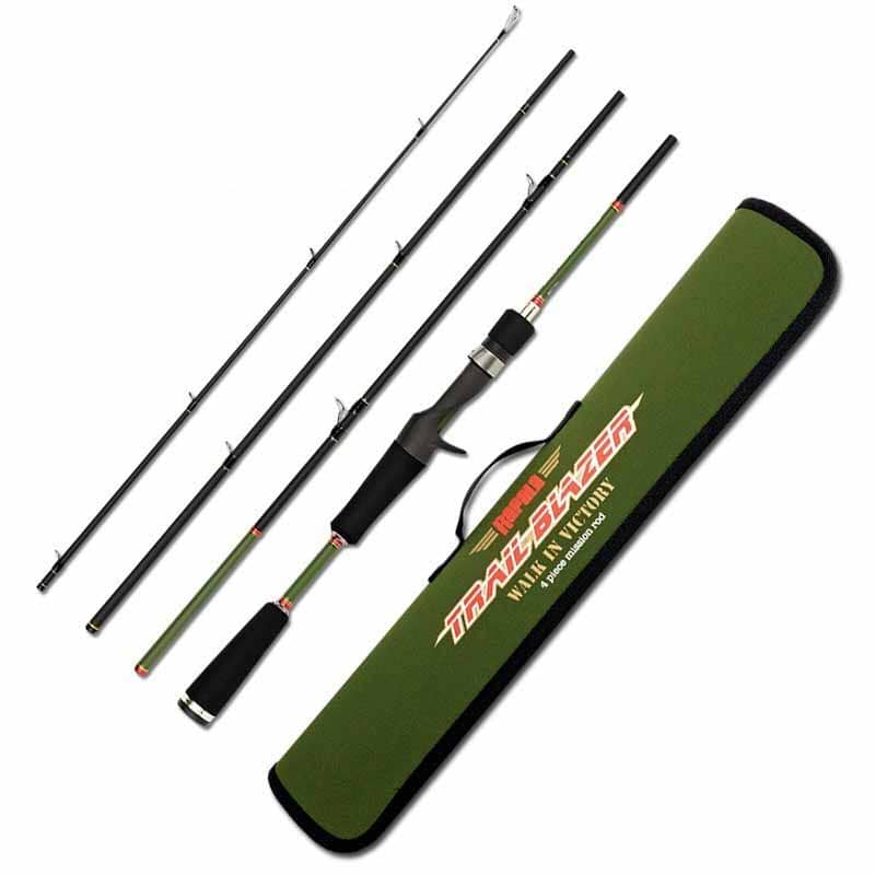 Cần Lure Máy Ngang 4 Khúc Rapala Trail Blazer 2019