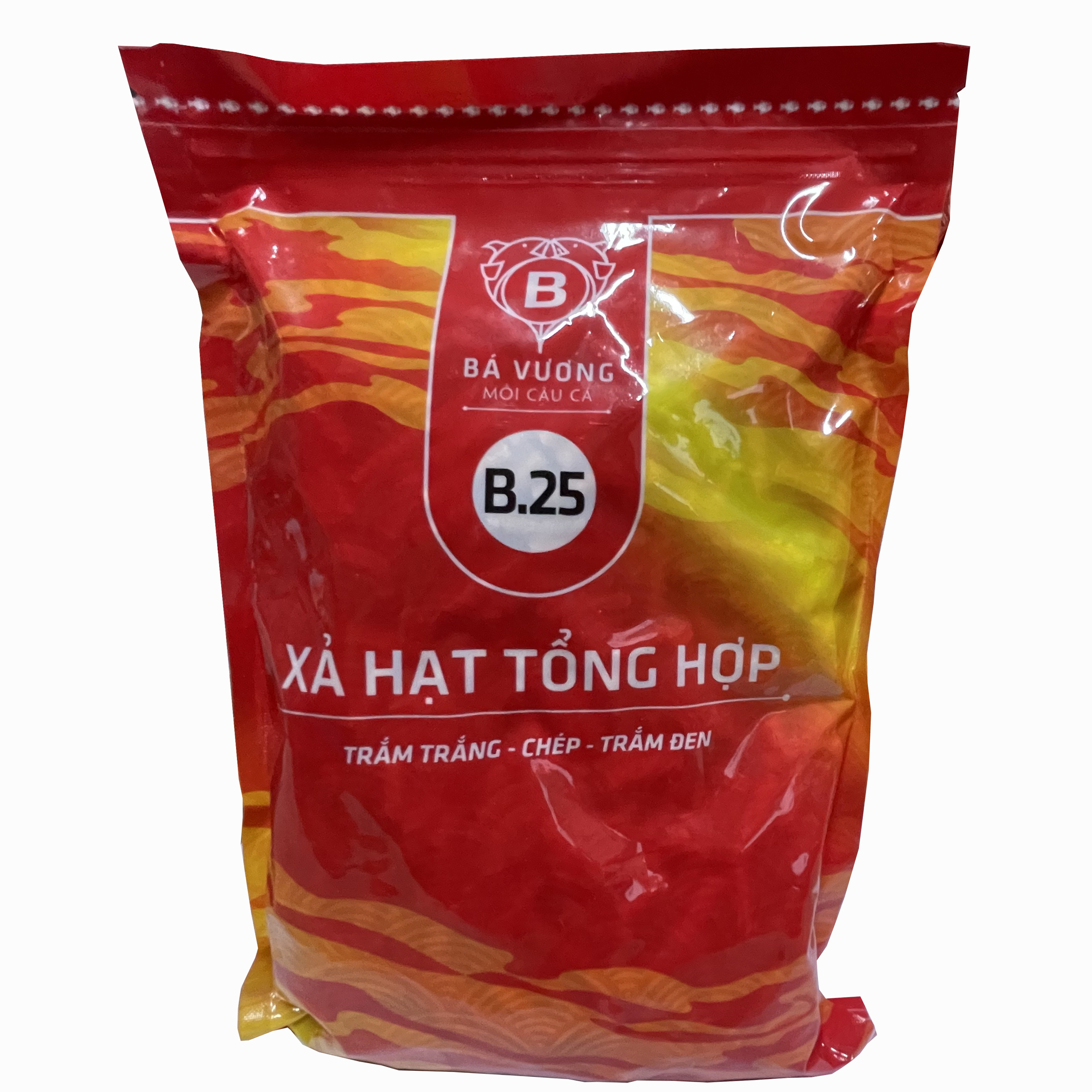 Mồi Câu Xả Hạt Tổng Hợp Bá Vương B25 chuyên trắm đen, chép, trắm trắng
