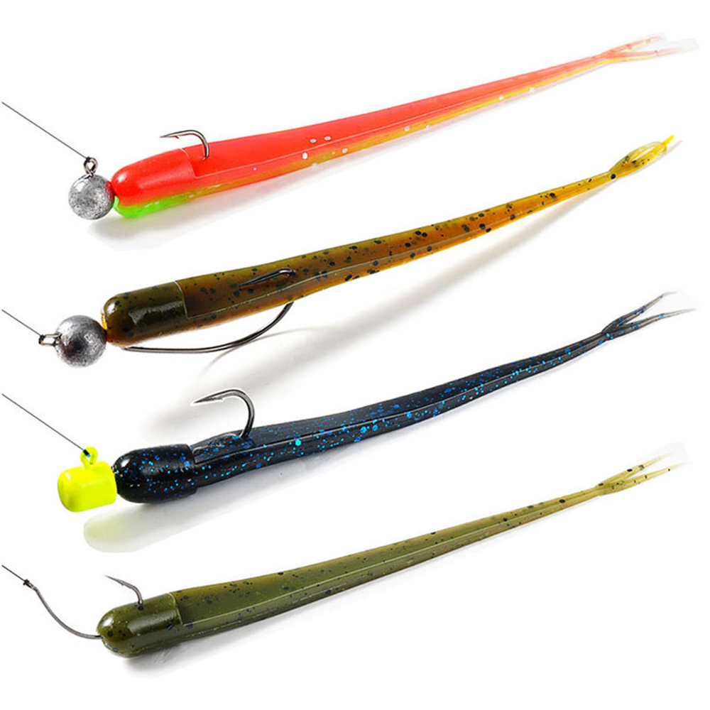 Mồi mềm trùn T12 câu lure cá lóc - Ảnh 2
