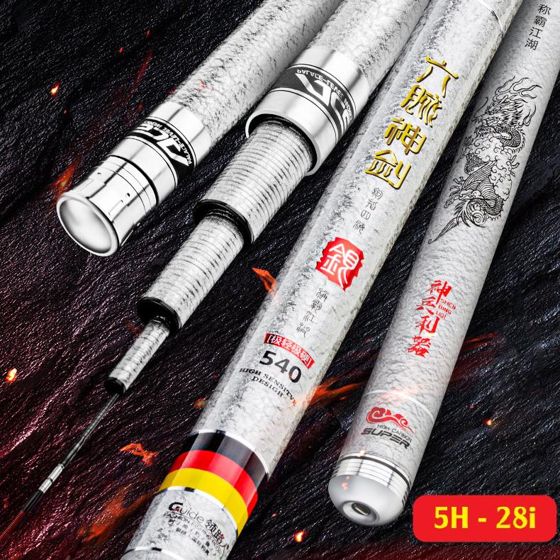 Cần Tay Guide Lục Mạch Thần Kiếm Bạc 5H - 28i - Ảnh 2
