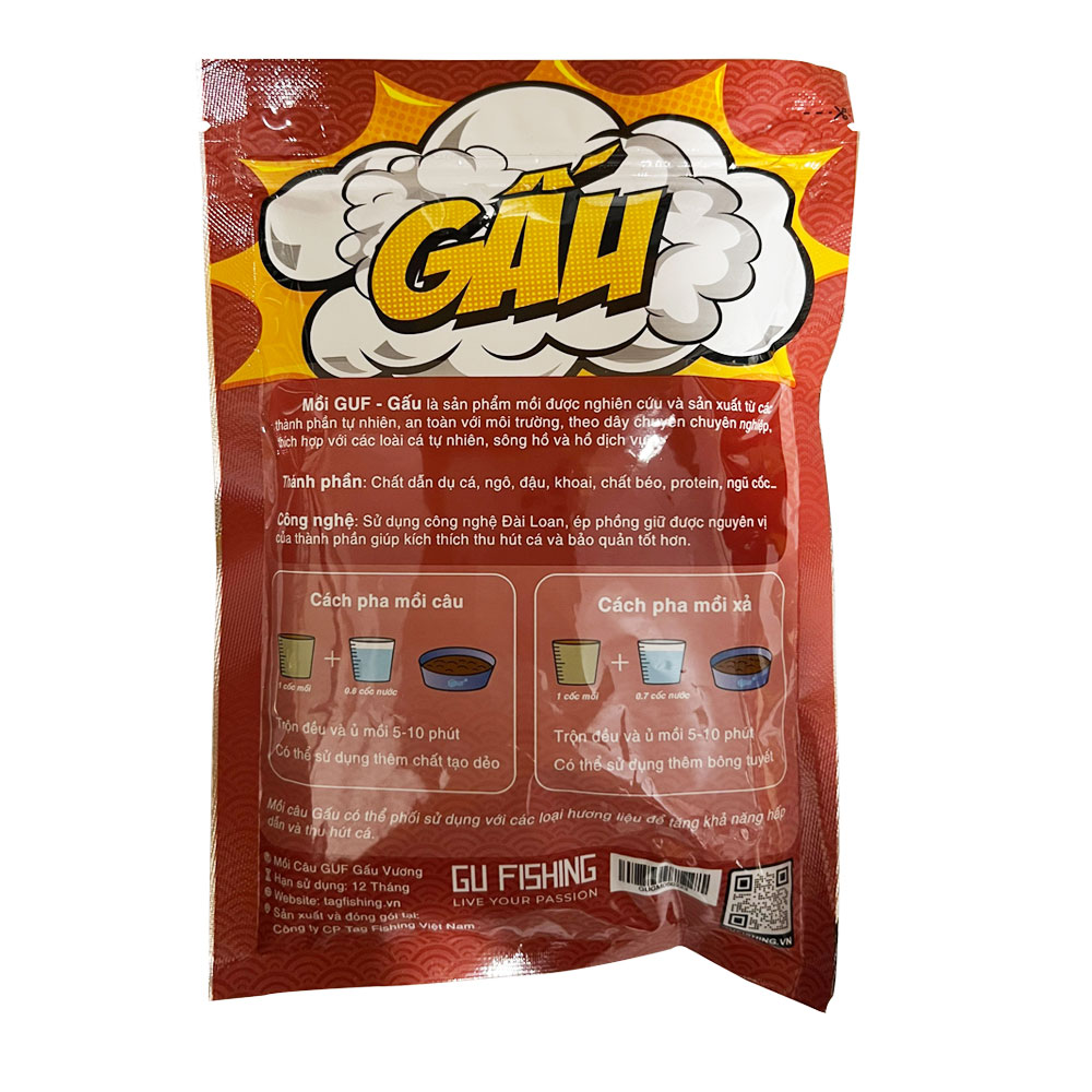 Mồi Câu Cá Tổng Hợp GUF Gấu Vương - Ảnh 2