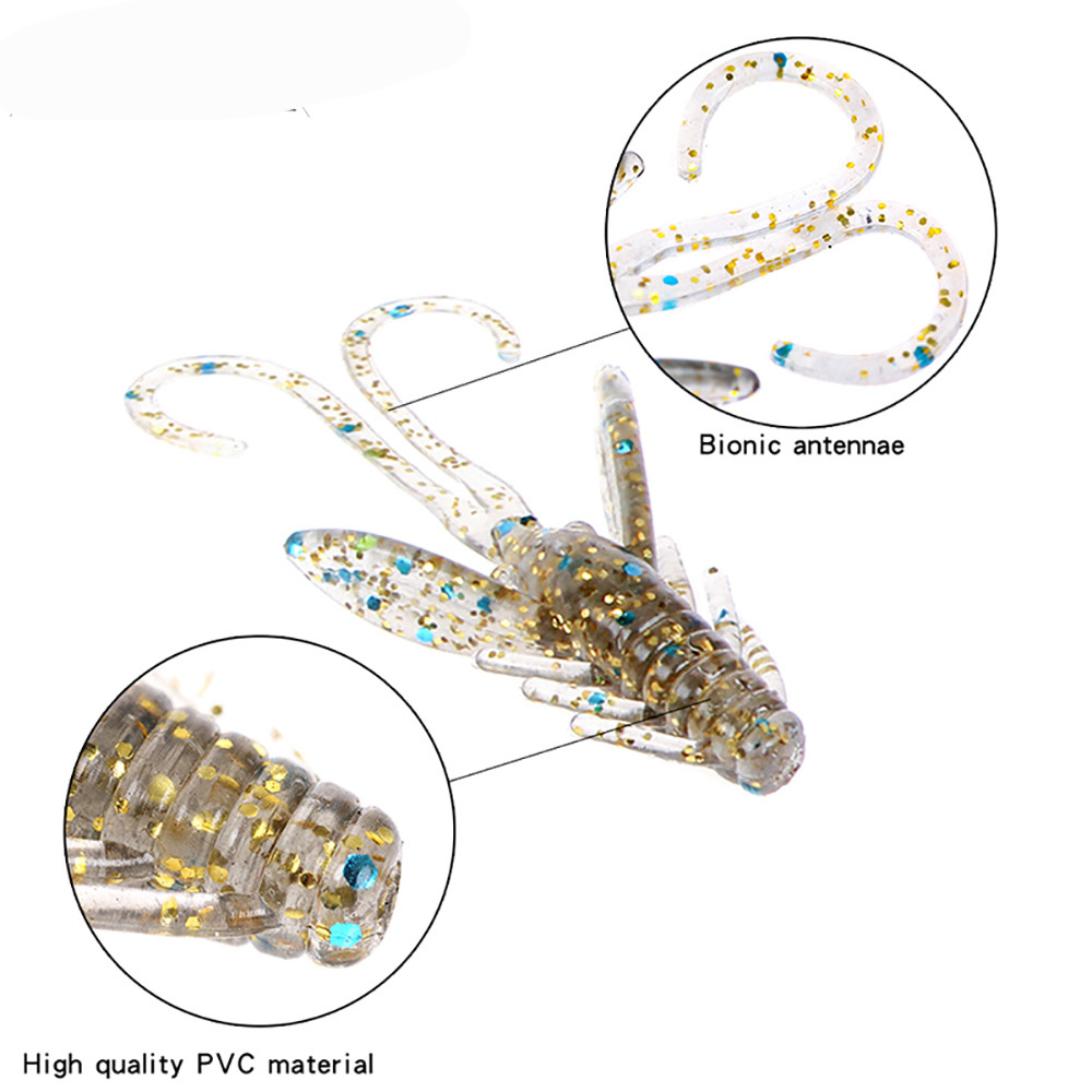 Mồi Lure Tôm Mềm FT01 Đánh Rung Cần Mềm Siêu Nhạy - Ảnh 4