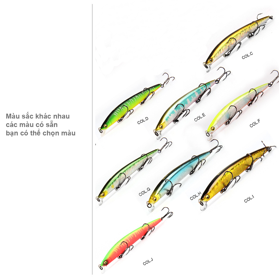 Mồi Câu Lure Biển Bearking M131 Chuyên Câu Vược - Ảnh 5