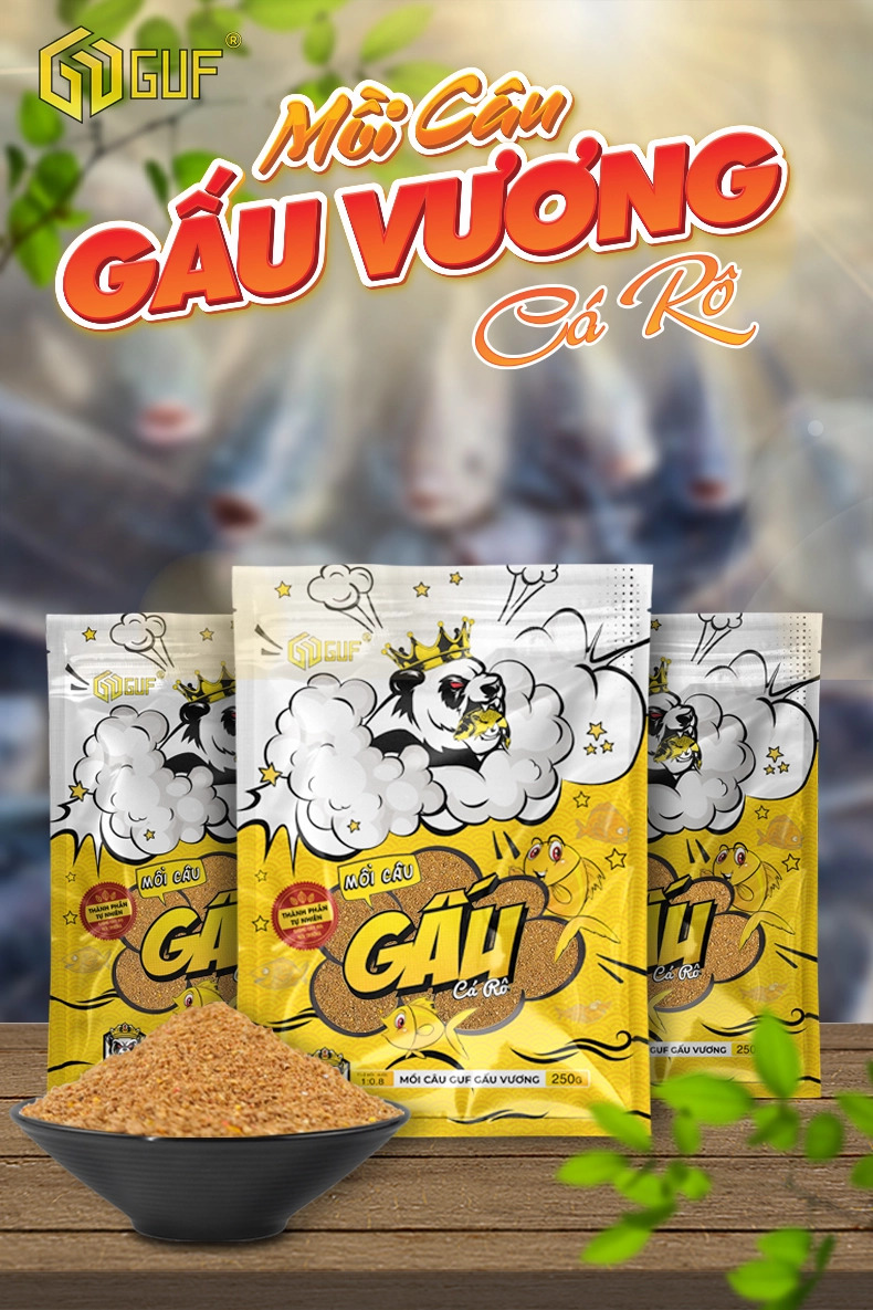 Mồi Câu GUF Gấu Vương - Rô Phi - Ảnh 2