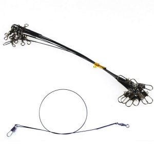 Bộ 10 Dây Cáp Thép Câu Cá Chim, Chẽm, Mú
