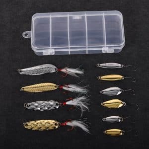 Combo 10 Mồi Thìa Lure Suối Đủ Size MT01