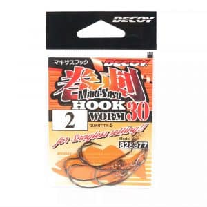 Lưỡi Móc Mồi Mềm Decoy Worm 30 Makisasu Worm Hooks