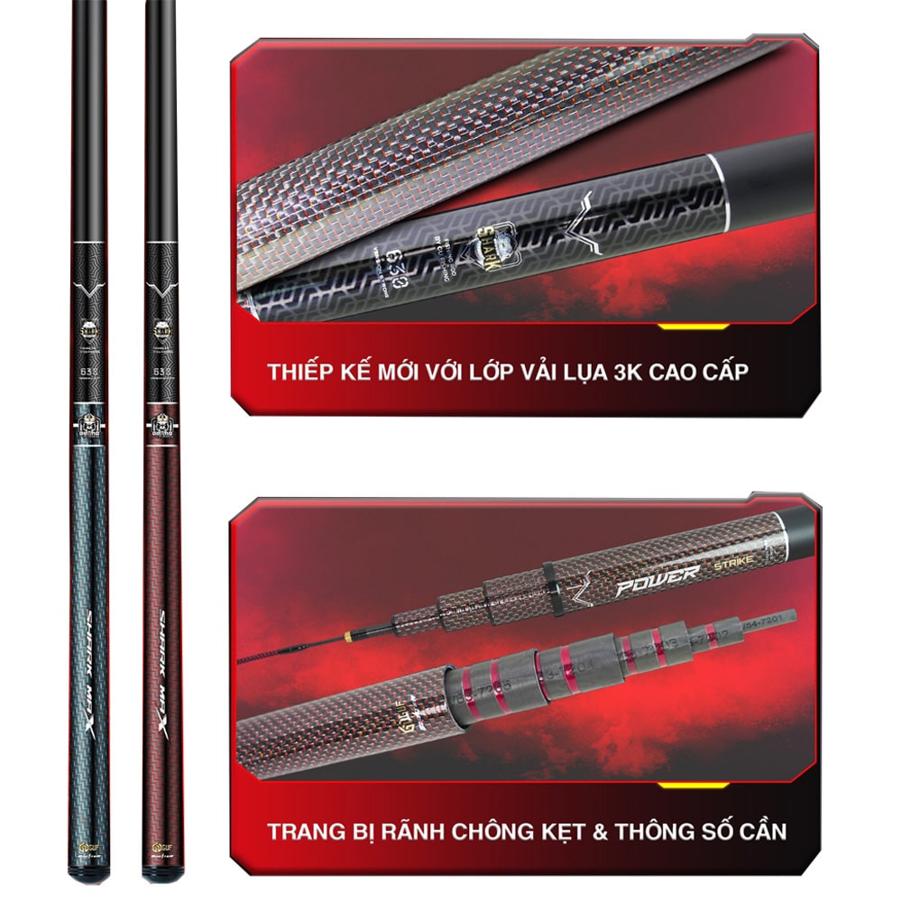Cần Tay Săn Hàng GUF Vương Quyền TH2- Bản Cá Lớn - Ảnh 3