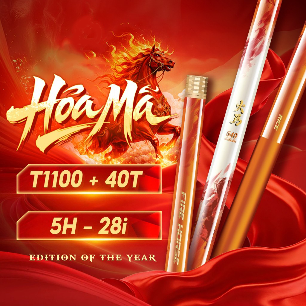 Cần Câu Tay Hỏa Mã 5H