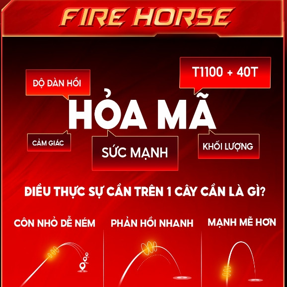 Cần Câu Tay Hỏa Mã 5H - Ảnh 2
