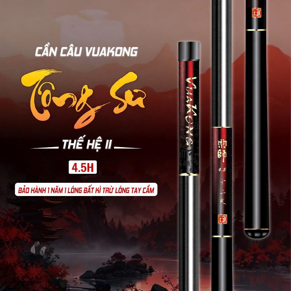 Cần Câu VuaKong Tông Sư Thế Hệ 2