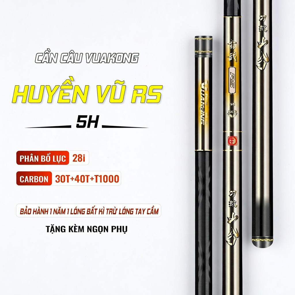 Cần Câu VuaKong Huyền Vũ RS 5H - Ảnh 3