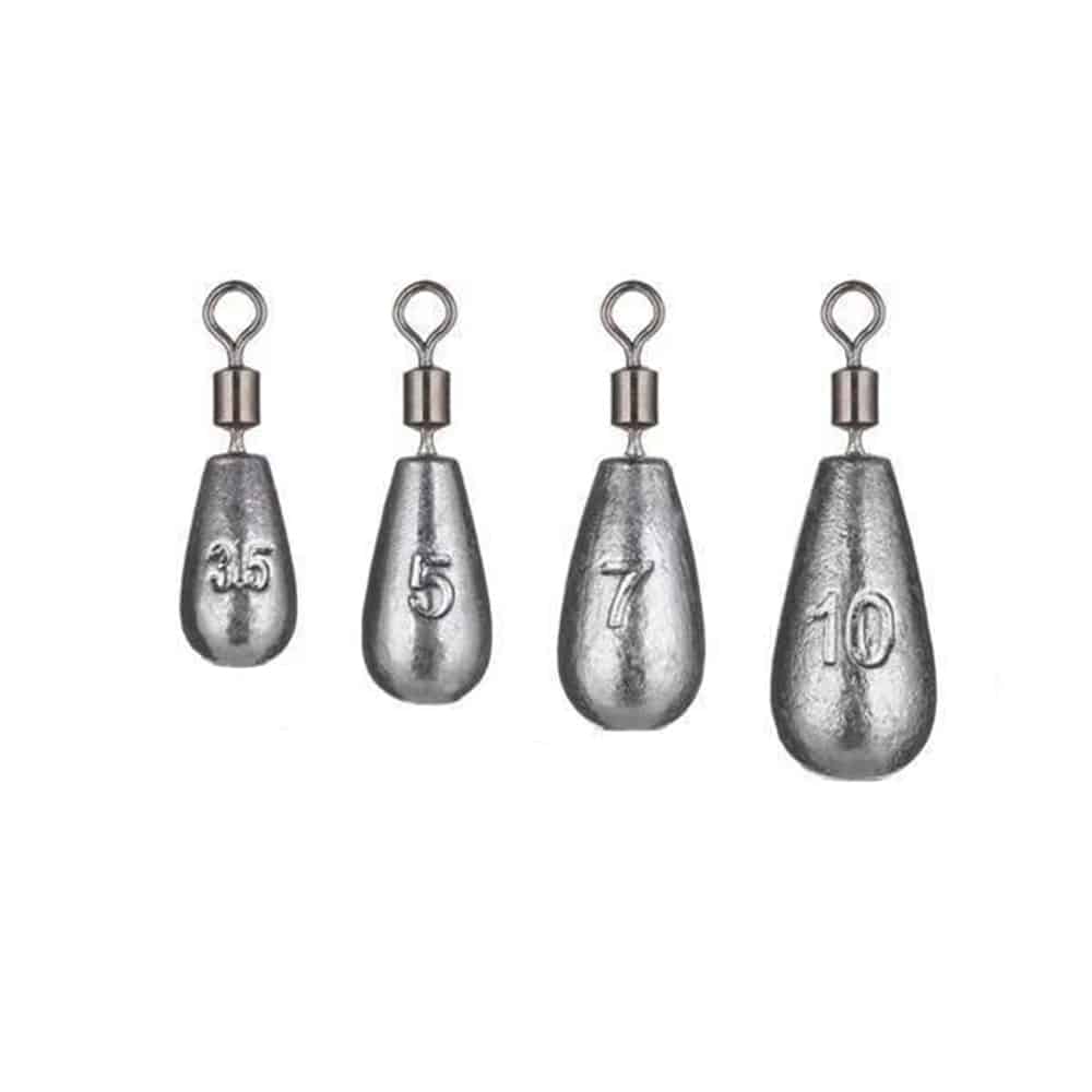 Combo 10 Viên Chì Neo Giọt Nước Làm Thẻo Câu Lure - Ảnh 2